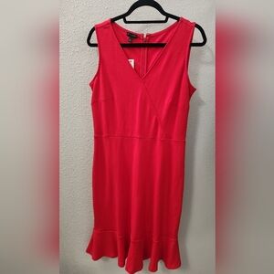 Talbots Vibrant Red Mini Dress